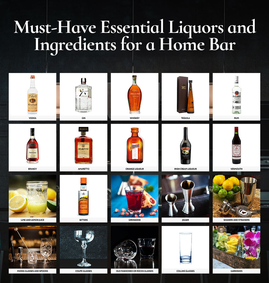 How to Stock a Bar Cart, Essential Home-Bar Tools