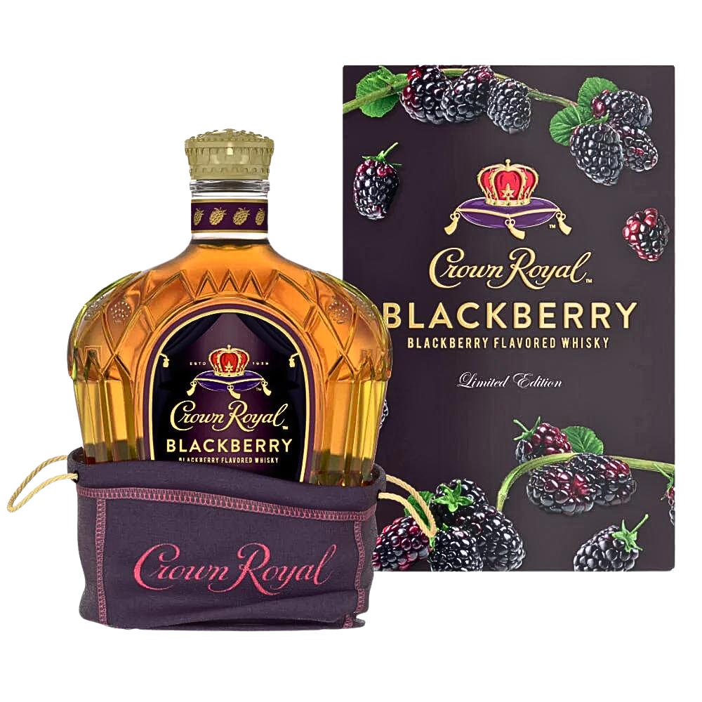 CROWN ROYAL - BLACK Canadian Whisky / Whiskey