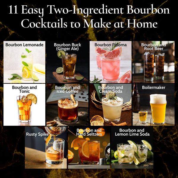 A Guide to the Best 2 Ingredient Bourbon Drinks of 2023