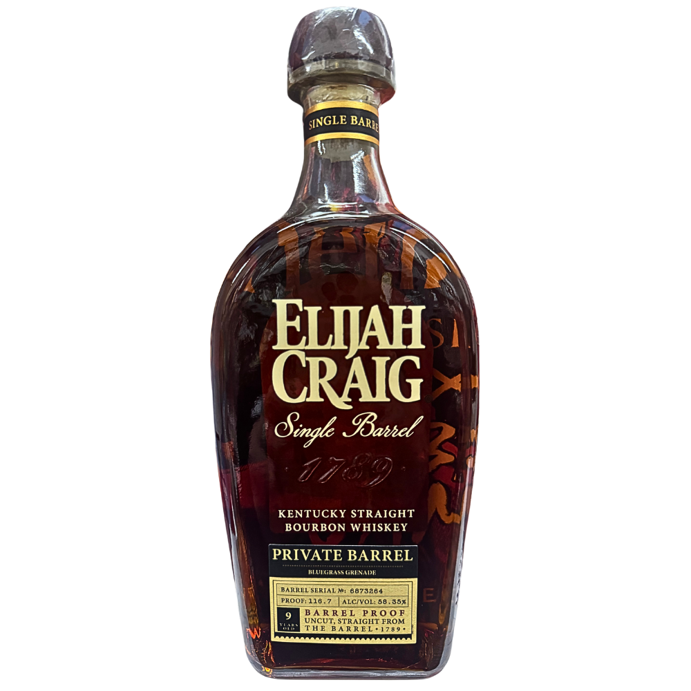 Elijah Craig Barrel Proof 'BLUEGRASS GRENADE' Private Select 116.7 PF_Nestor Liquor