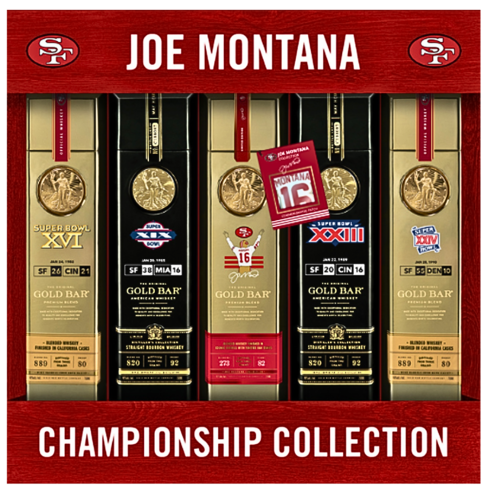 Gold Bar Whiskey Joe Montana Championship Collection_Nestor Liquor