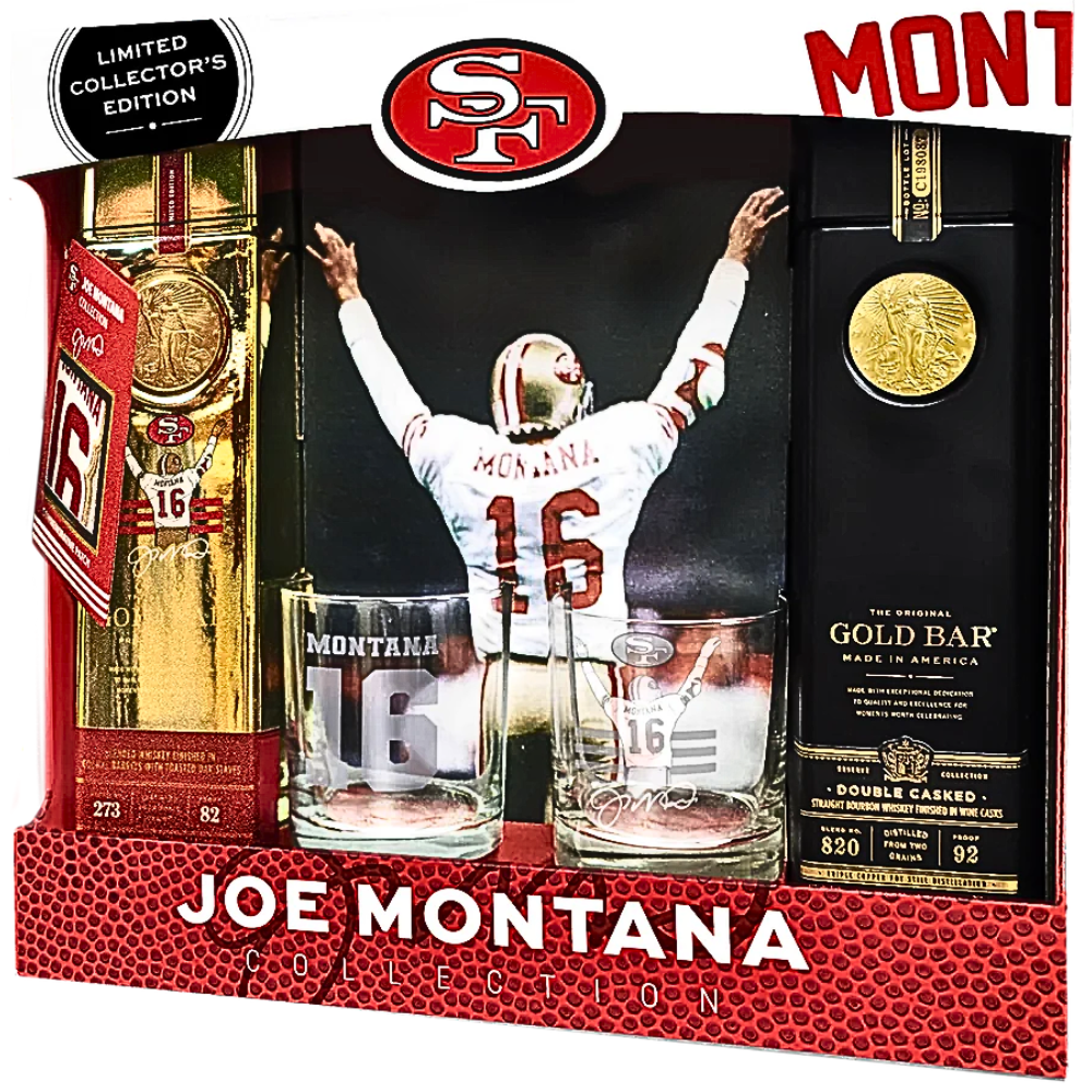 Gold Bar Whiskey Joe Montana Season Kickoff Collection | PRE-ORDER NOW!