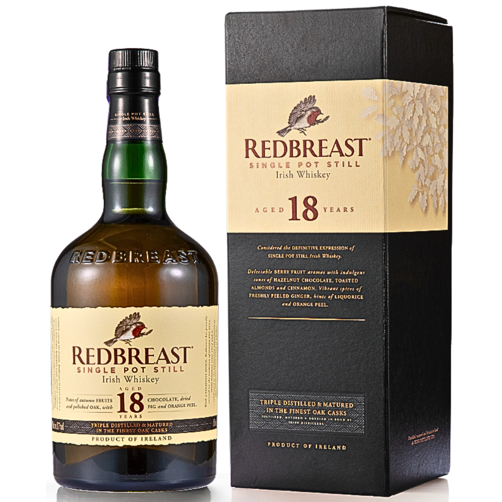 Redbreast 18 Year Single Pot Still Irish Whiskey_Nestor Liquor