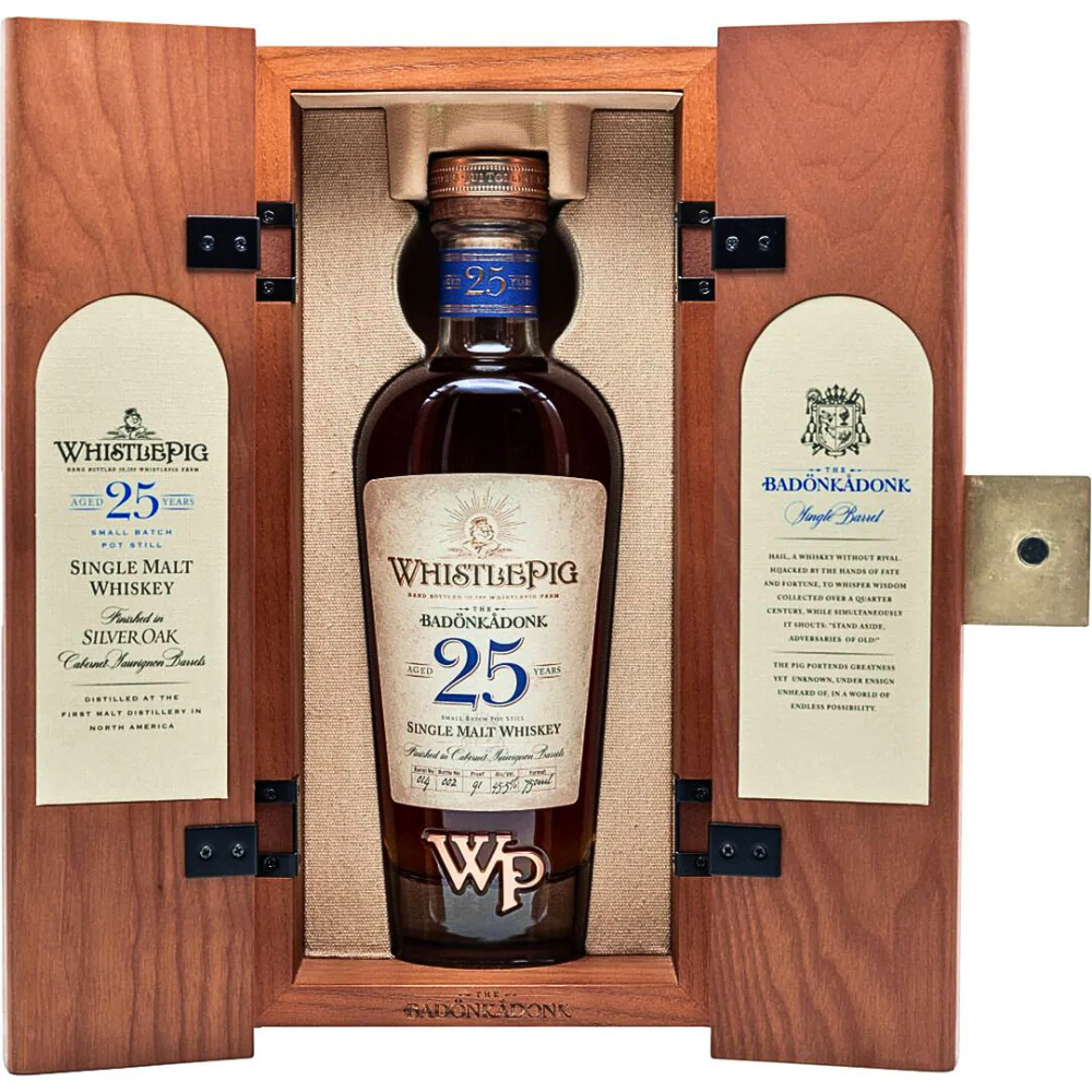 WhistlePig The Badönkådonk 25 Year Single Malt Whiskey_Nestor Liquor