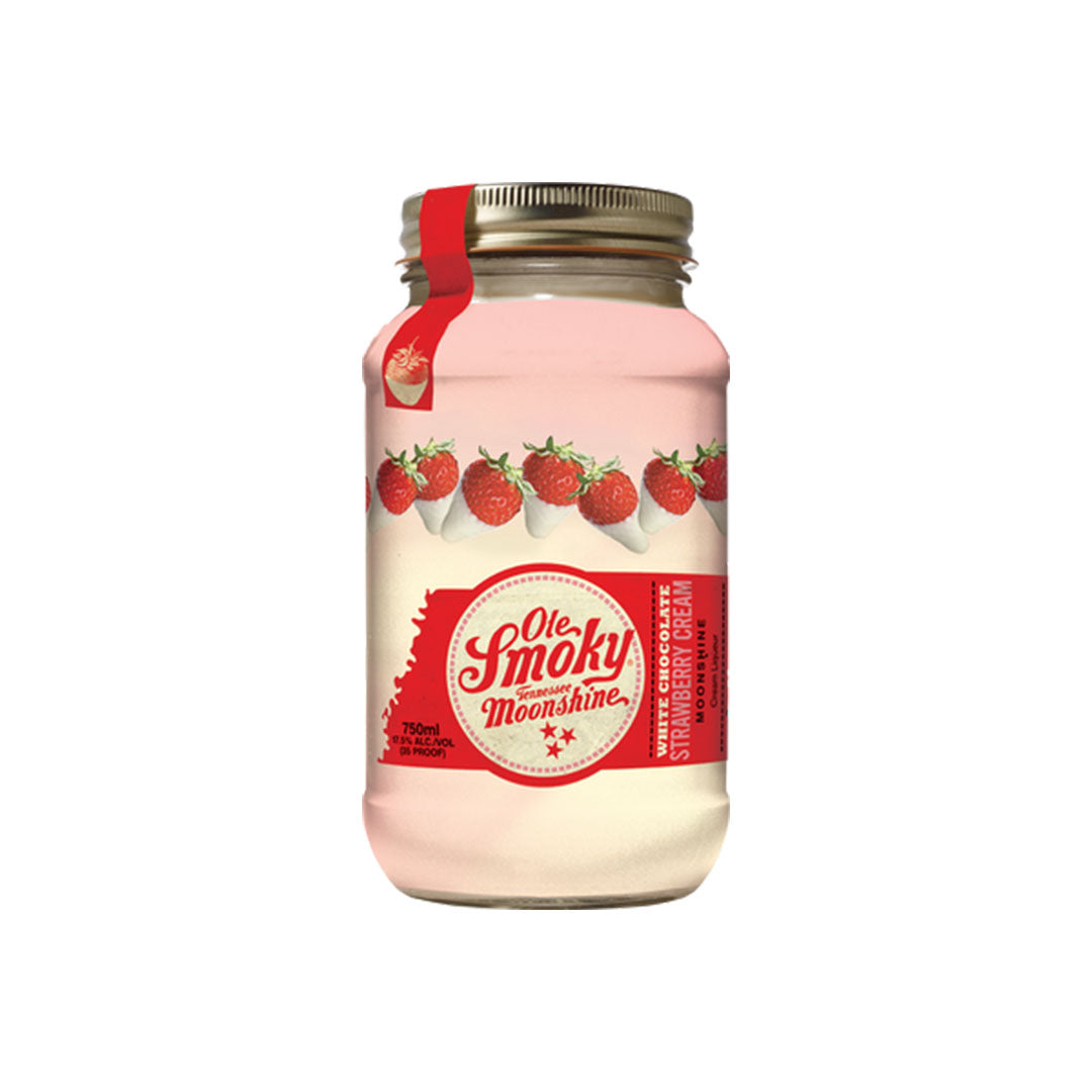 Buy Ole Smoky White Chocolate Strawberry Cream Moonshine 750ml Buy Online │ Nestor Liquor 3655